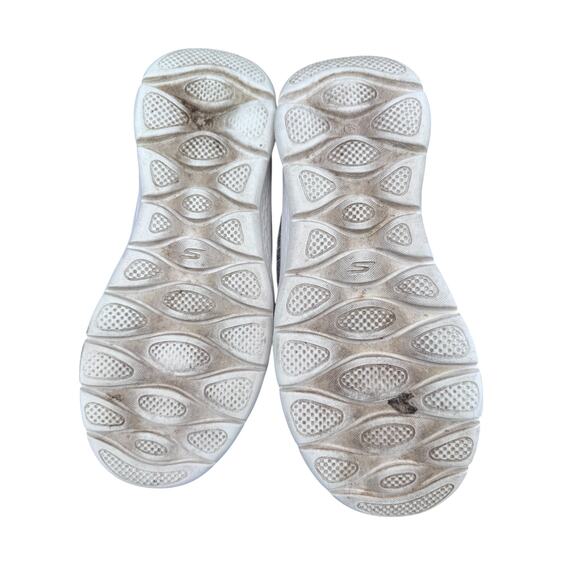 Skechers GO WALK Running Sneakers Shoes Womens 9.5 Gray Low Top Slip On 124959W - Picture 10 of 11